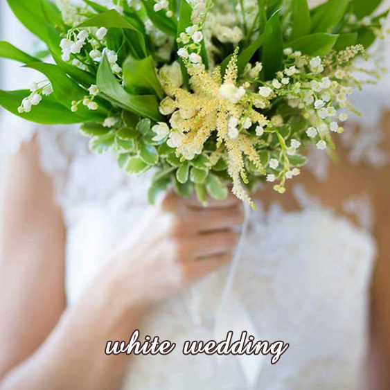 white wedding